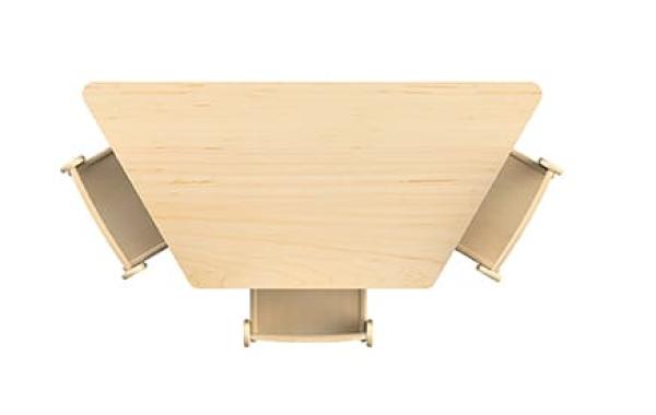 Natura Tisch trapez, 112 x 56 cm